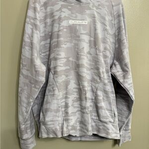 Alphalete Light Gray Camo Sweatshirt